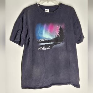 Anvil Alaska Northern Lights Tee Shirt